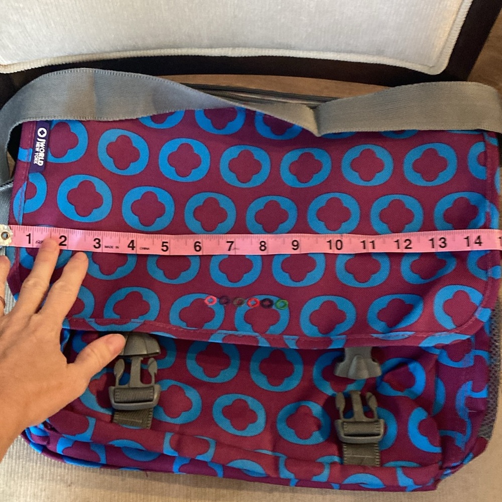 Colorful Patterned Messenger Bag - Picture 11 of 13
